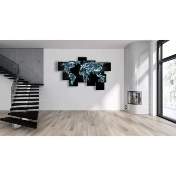 Decorative wall map of the world