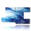 images modern paintings abstract sea - version: 8 pannelli 173x100cm