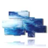 imagenes de cuadros marinos abstractos modernos - version: 8 pannelli 184x113cm