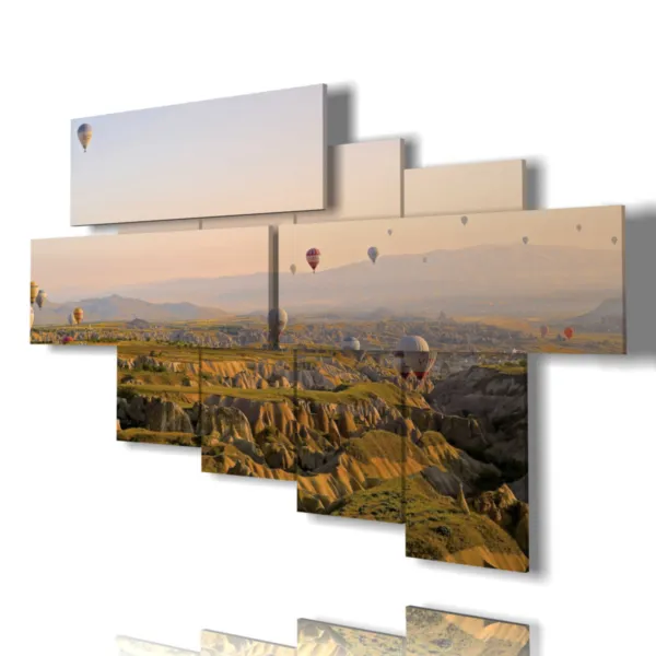 Heißluftballon-Drucke