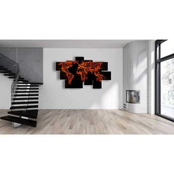 Planisphère d''œuvre d''art