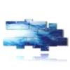 images modern paintings abstract sea - version: 12 pannelli 232x118cm