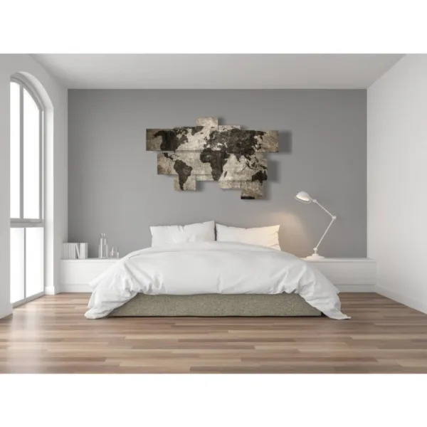 cuadros decorativos mapa del mundo