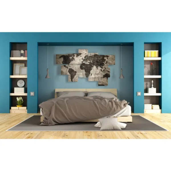 quadri moderni mappamondo