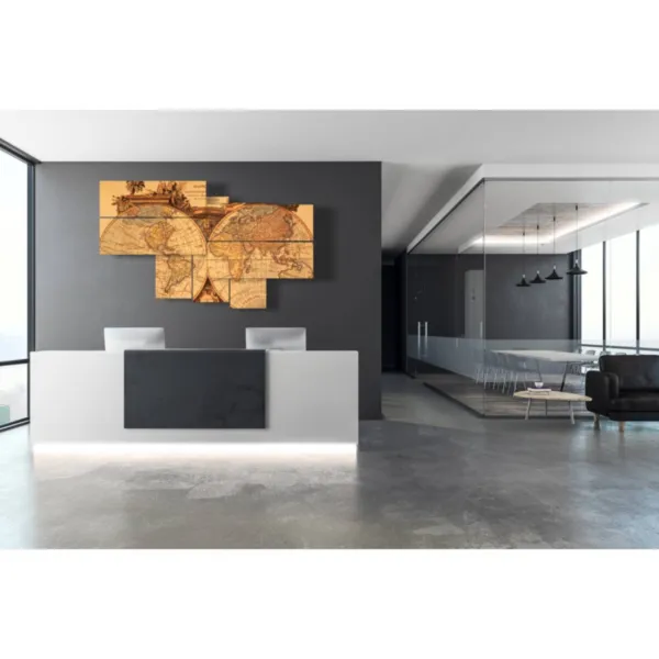 Decorative world map pictures