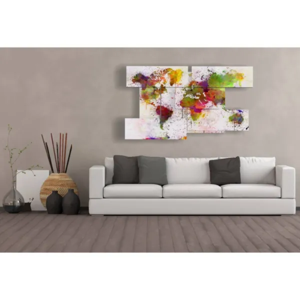 mural prints of a globe