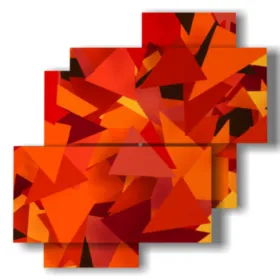 paintings with geometric designs