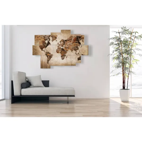 ameublement avec un globe terrestre