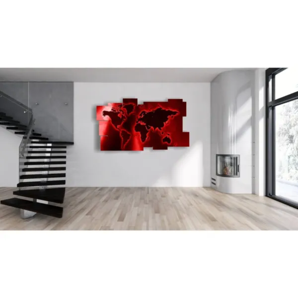 peinture, carte, Terre