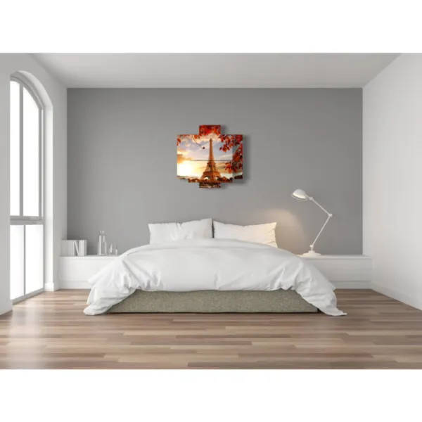 Cuadro de la Torre Eiffel en otoño