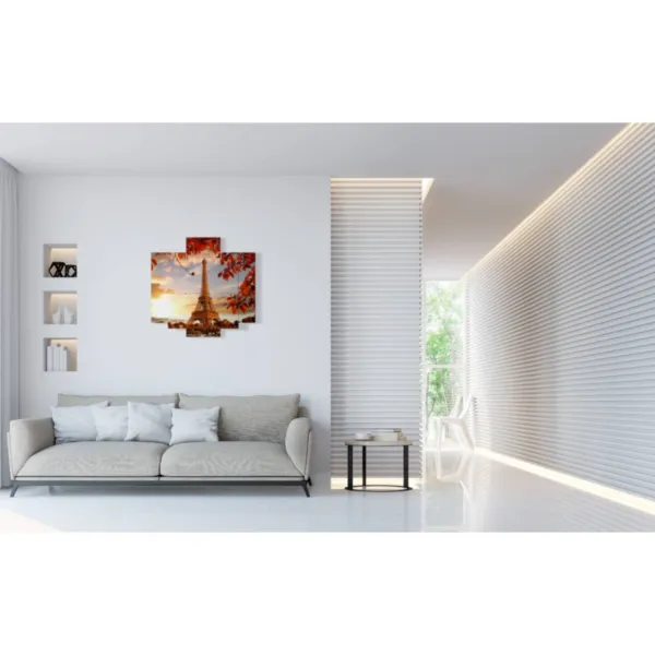 quadri torre Eiffel in autunno