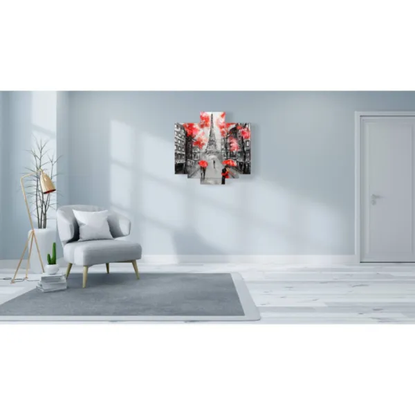 Cuadros de París con estampas de lluvia