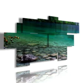 modern lake paintings