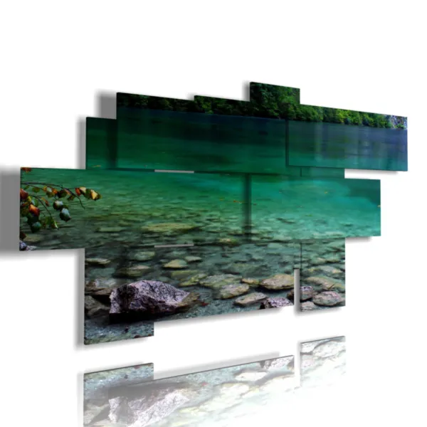 modern lake paintings