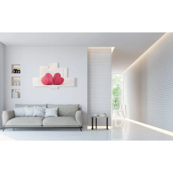 impresiones abstractas de corazones