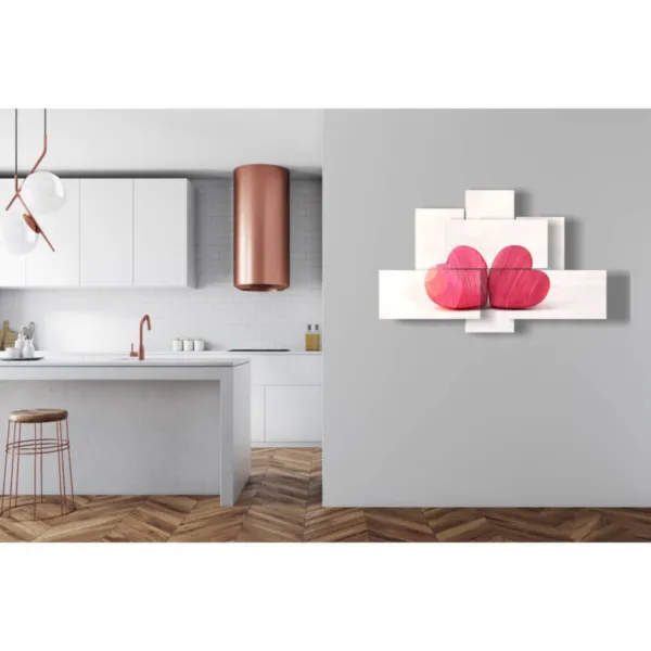 Decorative pictures with hearts