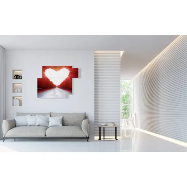 Cuadros románticos con corazón