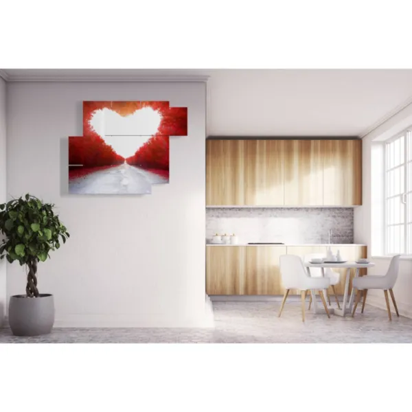 Tableaux personnalisés en forme de cœur