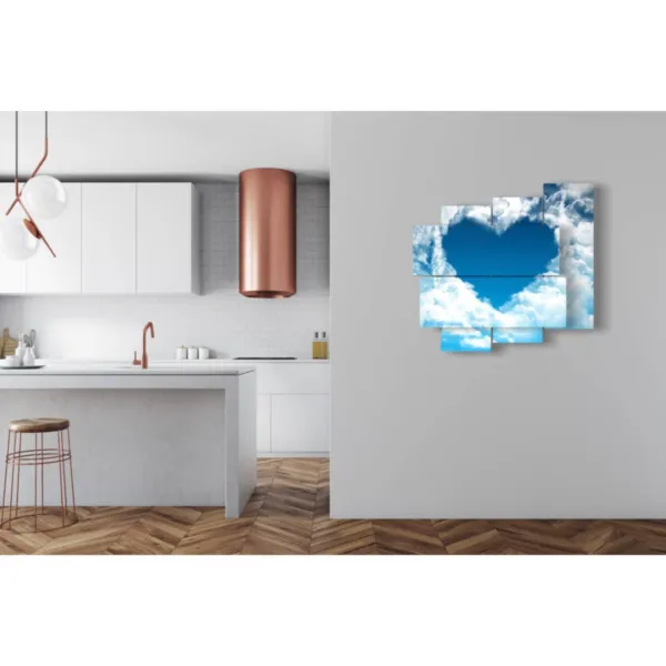 quadri con cuore astratti