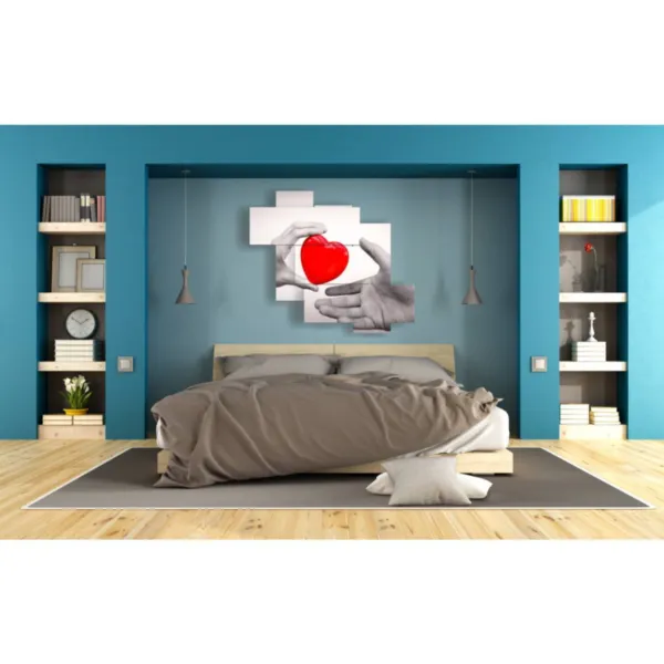 quadri con cuore moderni