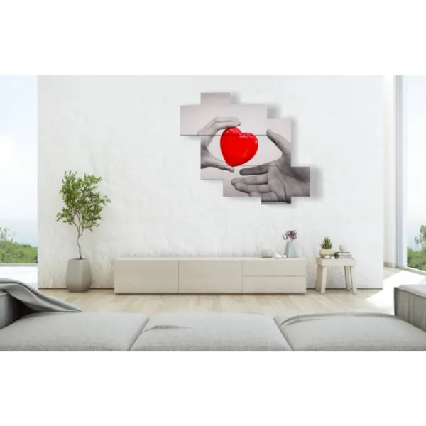 Decorative heart paintings