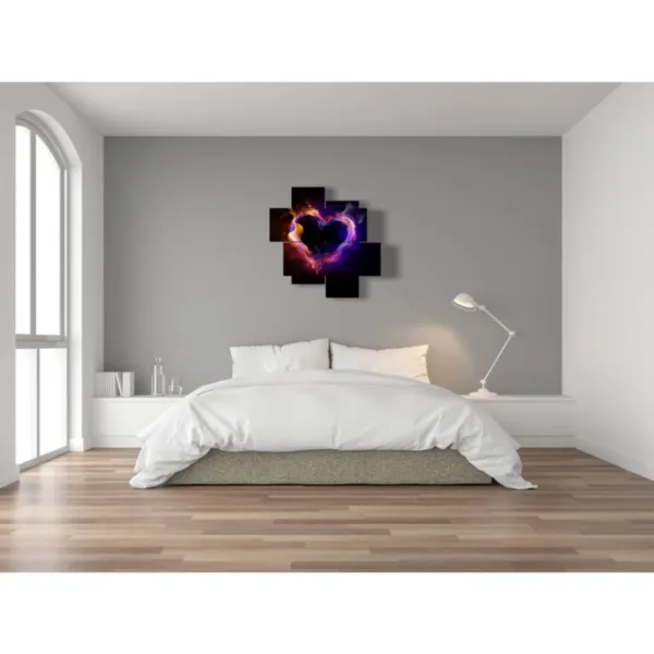 cuadros de corazón modernos