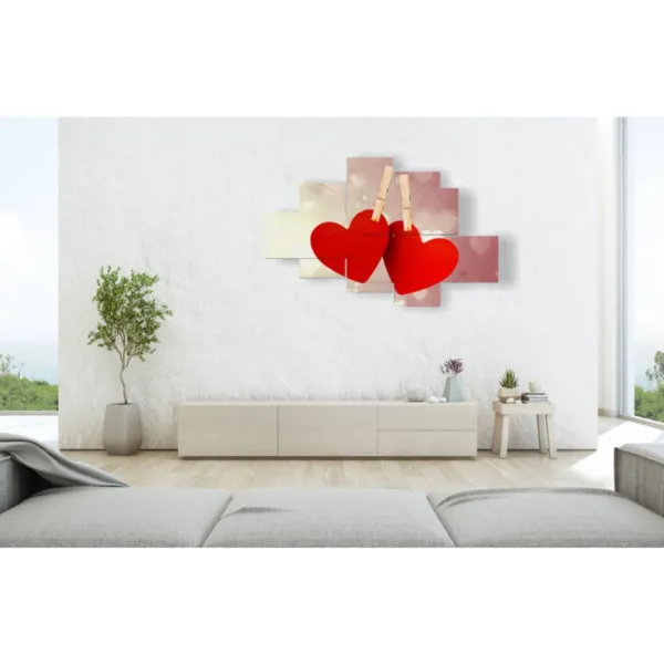 quadri cuore moderni