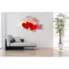 Heart-themed wall paintings