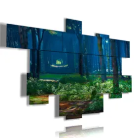 abstract tree paintings