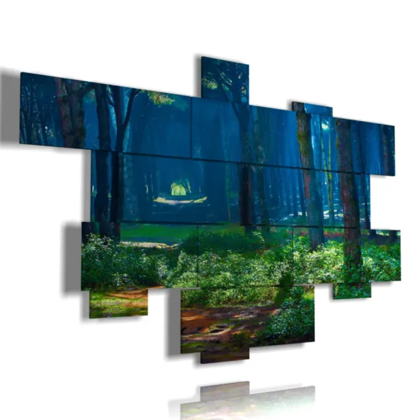 abstract tree paintings