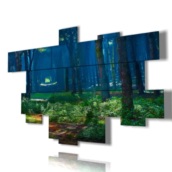 abstract tree prints