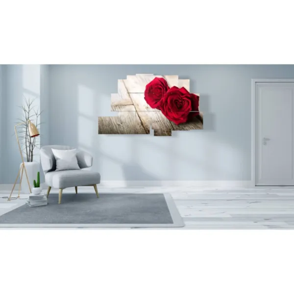 Möbeldesign mit Herz-Gemälde