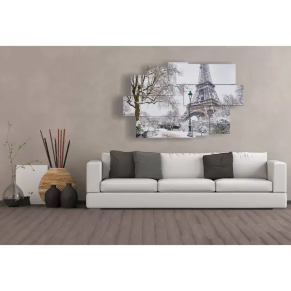 Prints of snowy Paris