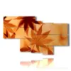 bilder abstrakte blumen mit herbstlaub - version: 7 pannelli 171x102cm