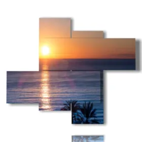 Gemälde von Sonnenuntergängen