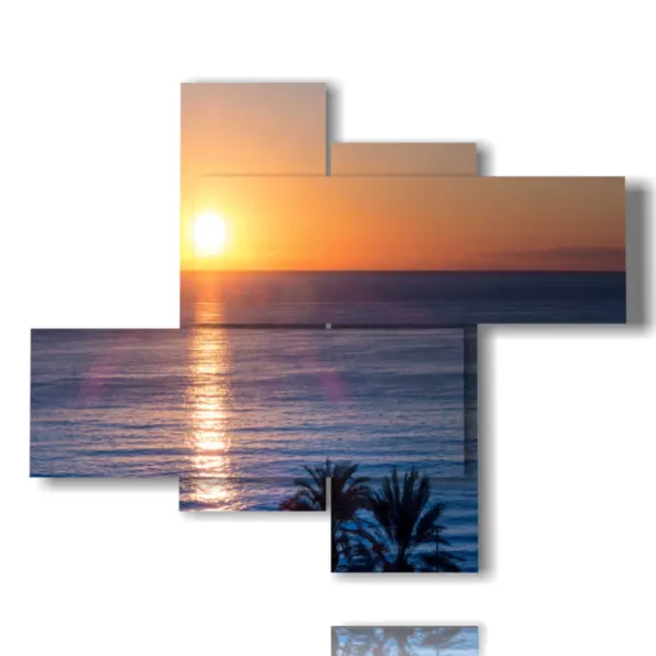 Gemälde von Sonnenuntergängen