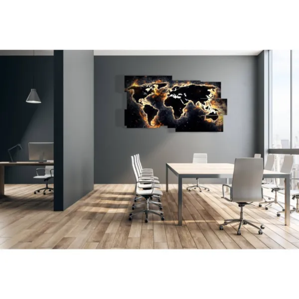 Innenraumgestaltung Schwarz-Welt-Design