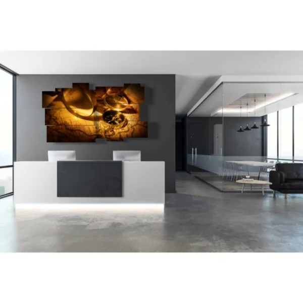 decorazioni con cartina del mondo