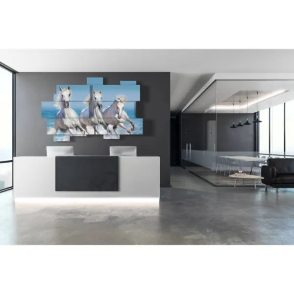 Decoraciones con caballos blancos