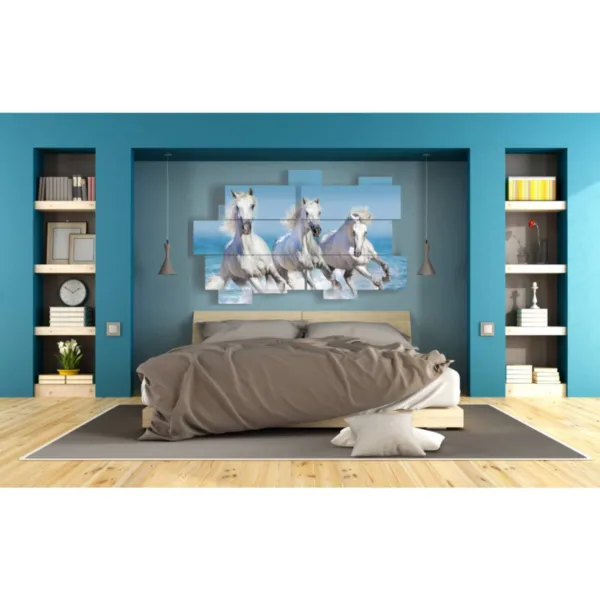 arte cavalli bianchi