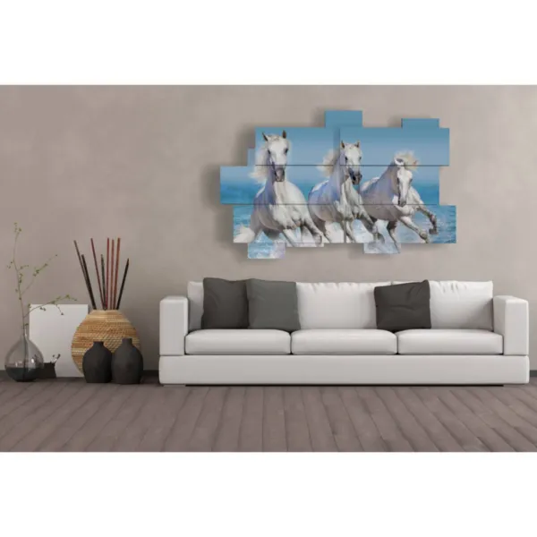 Tableaux chevaux blancs muraux