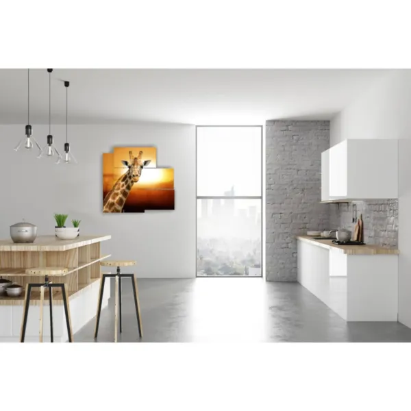 Human paintings with African animals