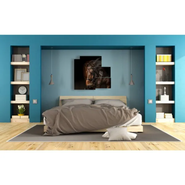 Brown horse paintings