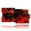 red abstract modern paintings images - version: 10 pannelli 183x100cm