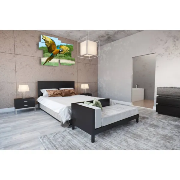 decoración con loro