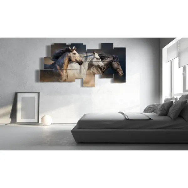 decoración con caballos