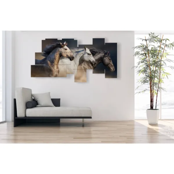 Interior design with horses