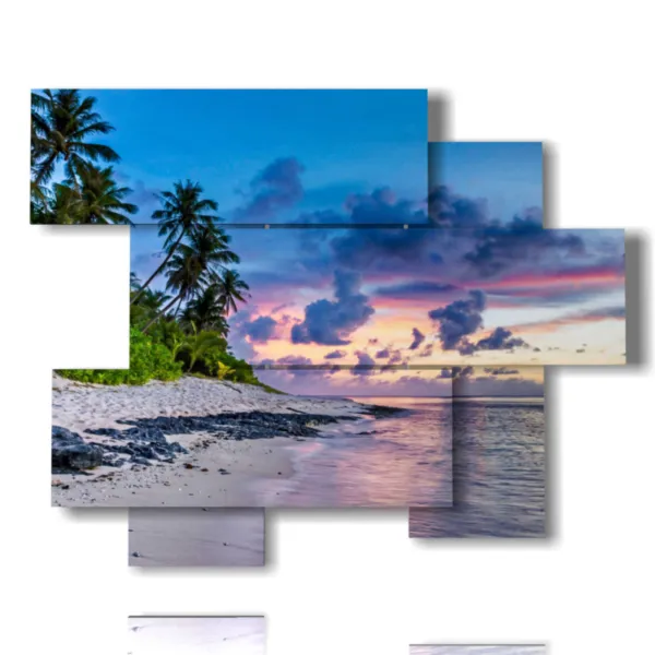 Paintings of sea and sky