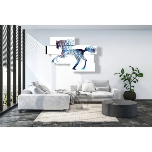 decorazioni cavalli in movimento