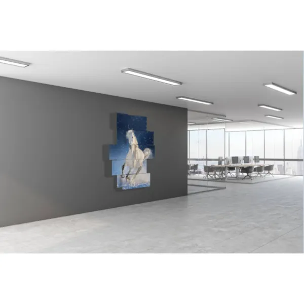 Prints with a white horse